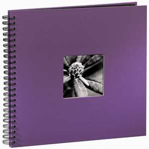 Hama Fine Art 00094871 Spiral Album (L x H) 36 cm x 32 mm Violet 50 Pages (940910629643) - Product Image 1