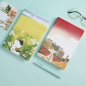Customizable Logo <b>A5</b> Journal Business Office <b>Notebook</b> with UV Color Printing Leather Cover Cahiers 200 Pages <b>Notebook</b> - Product Image 3