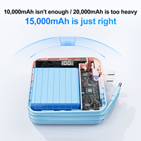 Nuevo Banco de Energía Inalámbrico Magnético de 45W y 15000mah con Carga Rápida y Cable Integrado, Llegada en 2026