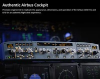 Módulo de Control de Vuelo MOZA MA3F, Juego Izquierdo y Derecho, Panel de Computadora de Vuelo MA3F Airbus MB7F Boeing para PC, Simulador de Vuelo