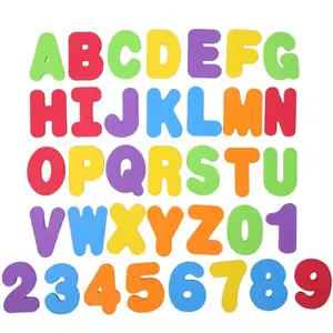 All'ingrosso giocattoli educativi in anticipo personalizzati numeri di lettere magnetiche alfabeto ortografia 3d eva schiuma puzzle magnete da frigo parole di scuola