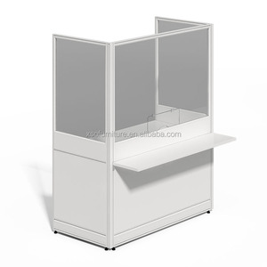 Bureau de séparation de séparation de système démontable de pièce de bureau qui respecte l'environnement + cloisons - Product Image 4