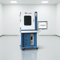 Machine de marquage laser à diode de bureau personnalisée 3W/5W/10W à refroidissement par air pour pièces automobiles, nouvelle génération verte/UV, compatible DXF/AI, fournisseur chinois