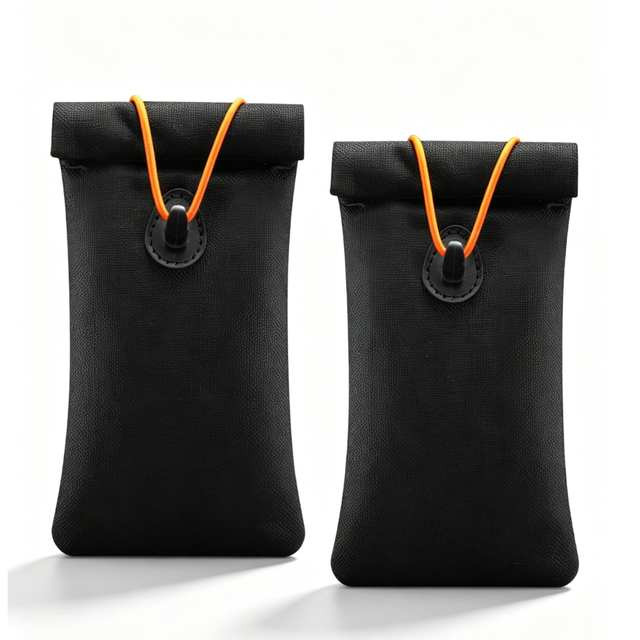 Fashionable Faraday Bag Signal Blocker Anti-Radiation Pouch for Credit Card GPS GSM Wifi Cellular RFID 5G Mobile Phones Key Bag