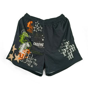 กางเกงขาสั้นบาสเก็ตบอลสำหรับผู้ชายกางเกงขาสั้นออกกำลังกายแบบตามสั่งกางเกงขาสั้นสำหรับใส่ออกกำลังกายแนวแอโรเมช - Product Image 1