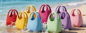 Bolso de playa EVA multicolor, impermeable y portátil, para mujeres y niños. - Product Image 6
