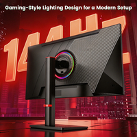 27 Zoll FHD Gaming-Monitor 144Hz 5ms 90% DCI-P3 HDR10 Verstellbarer Standfuß Computerbildschirm