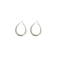 Boucles d'oreilles clous circulaires simples en alliage électroplaqué pour femme, style cool et élégant, haut de gamme, sensation unique, pour petit visage, personnalisées, tendance internet