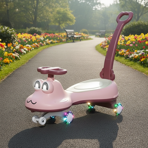 Voiture Twister pour enfants avec lumières et musique voiture à bascule anti-roulis pour bébé avec poignée de poussée amovible voiture jouet pour enfants - Product Image 2