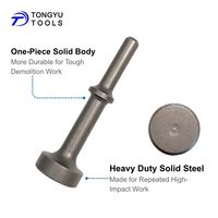 Embout de marteau pneumatique en acier pour réparation et façonnage de carrosserie automobile