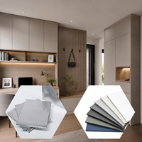 Panneau en nid d'abeille en aluminium écologique personnalisé |   Panneau composite décoratif résistant à l'eau et au feu |   Revêtement mural intérieur moderne |