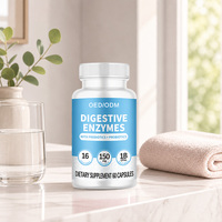 Enzymes digestives, probiotiques et prébiotiques OEM ODM en capsules 3 en 1 pour le soutien digestif, la gestion du poids et le bien-être