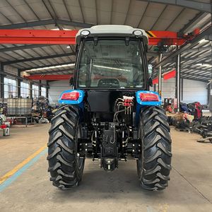 Tracteur agricole à roues 4X4 bon marché et durable avec un moteur diesel bon marché de 100 chevaux pour une utilisation dans les fermes et les vergers - Product Image 6