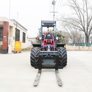 Mini chargeuse sur pneus articulée à faible bruit Charge nominale 1.4ton Farm Garden Front End Wheel Loader DY50 - Product Image 5