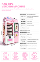 Máquina Expendedora Automática de Uñas Haloo, Máquina Expendedora de Arte de Uñas, Máquina Expendedora de Impresión de Uñas