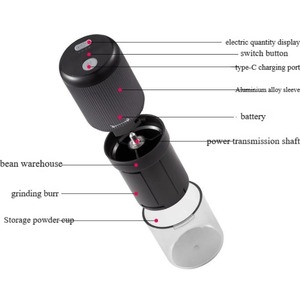 <span class=keywords><strong>Molinillo</strong></span> <span class=keywords><strong>de</strong></span> café eléctrico <span class=keywords><strong>de</strong></span> 7,4 V y 800mAh, acero inoxidable 420, alimentado por USB/batería para uso doméstico, <span class=keywords><strong>recomendado</strong></span> - Product Image 3