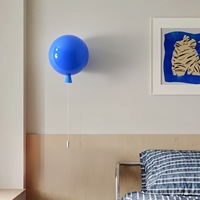 Lampe murale en rotin jaune Brokis Memory Balloon Light, moderne, simple, créative, pour chambre d'enfant, LED décorative avec cordon de tirage