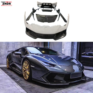 ชุดแต่งตัวถังรถยนต์ Lamborghini Huracan รุ่น V ชุดแต่งกันชนหน้า คาร์บอนไฟเบอร์ ชุดตกแต่งเสริม - Product Image 1