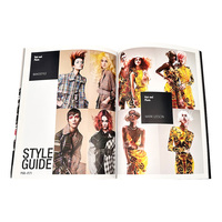 Catalogue personnalisé en carton kraft avec impression numérique pour la publicité de la mode et l'impression de magazines