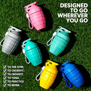 Botella Mezcladora de Proteínas de Plástico Ecológica e Innovadora a Prueba de Fugas para Transporte Seguro en Bolsas con Diseño de Tapa Abatible - Product Image 4