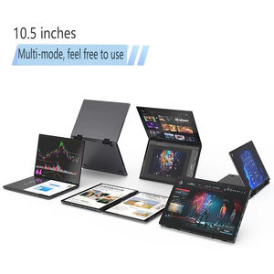 Nouvel ordinateur portable Yoga double écran 10,5 pouces N95 Win11, convertible 360° Type-C, Netbook professionnel 10,5 pouces double écran - Product Image 2