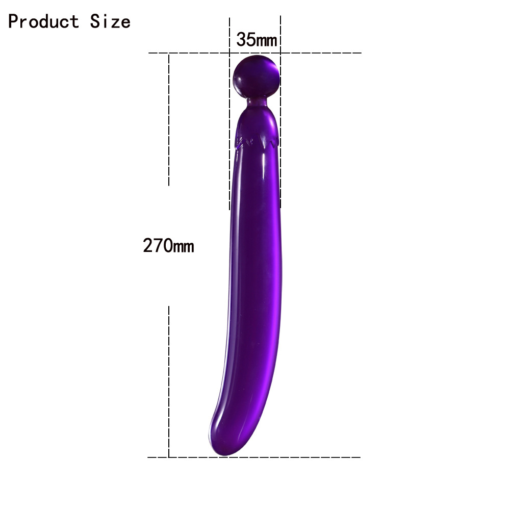 Lustiges Kristall-TPE-Frucht-Gemüse Dildo-Frauen-Masturbations-Sex-Toy Banana Cucumber Eggplant Luffa-Karotten-Sexspielzeug für Frauen