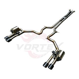ท่อไอเสียแบบ Catback วาล์วไทเทเนียมแท้ Vortex สำหรับ Porsche Panamera 971 ปี 2017-2024 พร้อมปลายท่อคาร์บอนเงาแบบ Quad และชุด Sound Kit - Product Image 3