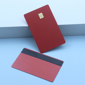 Laser khắc 4442 4428 Giao Diện Kép chip thẻ ngân hàng trống rifd không tiếp xúc <span class=keywords><strong>NFC</strong></span> kim loại thẻ tín dụng với khe cắm chip - Product Image 4