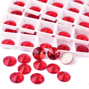 Oleeya Factory - Vente en gros de strass à dos plat de qualité A5, toutes tailles et couleurs variées, 12 mm, Rivoli, à coudre, pour robes - Product Image 4