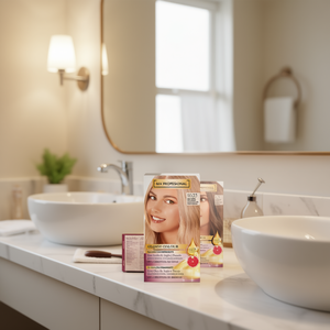 ชุดย้อมผมถาวรสีเงางามระดับมืออาชีพ ผสมน้ำมันอาร์แกนและส้มโอ ปิดผมขาวได้ 100% - Product Image 1