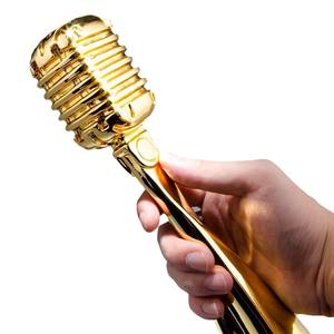 Trofeo <span class=keywords><strong>de</strong></span> Cristal <span class=keywords><strong>de</strong></span> Resina Personalizado al por Mayor, Creativo y <span class=keywords><strong>de</strong></span> Alta Gama, con Forma <span class=keywords><strong>de</strong></span> Micrófono, para Concurso <span class=keywords><strong>de</strong></span> <span class=keywords><strong>Canto</strong></span>, Premio Musical, Recuerdo Musical - Product Image 2
