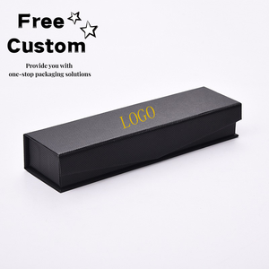 Caja de cuero magnética con logotipo dorado prensado en caliente, embalaje reutilizable para broches, insignias, regalos, manualidades de papel en relieve y almacenamiento de velas con función antivuelco - Product Image 2