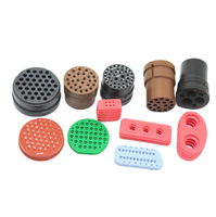 Manchon de protection en silicone sur mesure pour faisceau de câbles automobile, pièces d'étanchéité moulées OEM