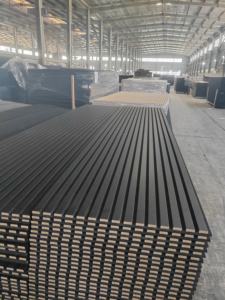 ओक फ्लड दीवार पैनल ध्वनिक स्लैट लकड़ी दीवार पैनल दीवार के लिए ध्वनि सबूत पैनल - Product Image 4