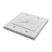Plaque murale flexible en silicone pour entrée de câble et passage de câble, norme américaine 2 gang