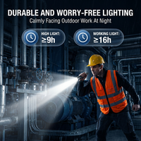 Lampe torche anti-explosion étanche IP68, lampe à main LED rechargeable pour l'éclairage de sécurité dans les usines chimiques et les mines