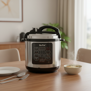 2026 Electric Pressure <strong>Cooker</strong> Multi Function Stainless Steel <strong>5</strong> / 6 /8 <strong>Litre</strong> Low Moq Small Large Size <strong>Cooker</strong> - Product Image 1