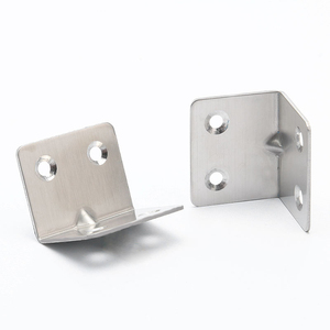 Soportes Angulares Estándar de Acero Inoxidable Cepillado de 90 Grados, Conector Engrosado para Estantes - Product Image 4