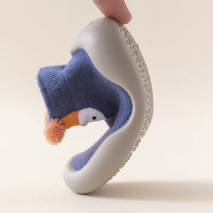 Zapatos de calcetín de bebé de suela blanda antideslizante, diseño de punto antibacteriano transpirable, para niños pequeños, Unisex, Otoño, interior, Paseo de aprendizaje - Product Image 4