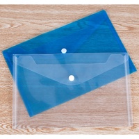 Hengyao — dossier de documents Transparent, pièces, avec bouton-pression, sac à documents Transparent, enveloppe, avec modèles personnalisés
