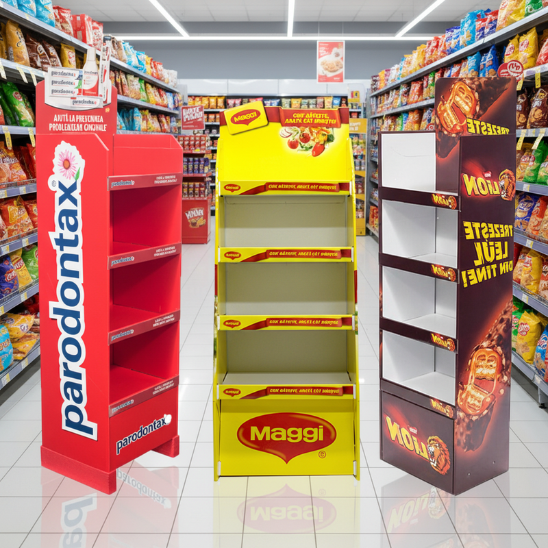 Custom Logo Retail Store Paper Display