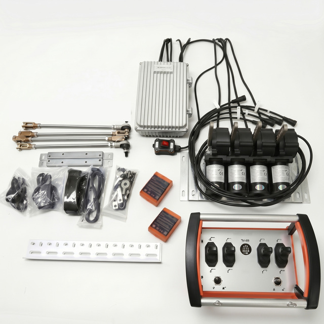 Factory Price 3 4 5 6 Sections Hydraulic Joystick Cranes Truck Waterproof Radio Wireless Motor Hydraulics Joysticks 1 Year