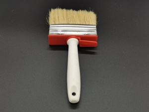 Ensemble de pinceaux de peinture industriels personnalisables OEM pour murs et plafonds, manche en bois, poils naturels, garantie 1 an, usage personnel - Product Image 3