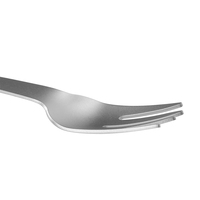 Titane 3 pièces ustensile couverts fourchette cuillère couteau pour randonnée Camping sac à dos repas argenterie vaisselle pour la maison en plein air