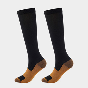 Jingwen OEM Calze Da Compression Per Uomo Long Tube Sport Calcetines de compresión transpirables para hombre - Product Image 5