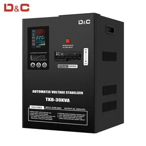 Thượng Hải delixi Relay loại điều khiển 220V AC giá thấp Điện áp ổn định 20kva 30kVA điều chỉnh điện áp