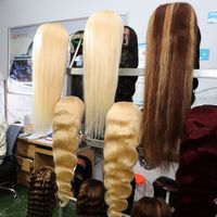 Perruques en cheveux vierges non traités, perruque frontale en dentelle HD, couleur gingembre orange, perruques en cheveux humains