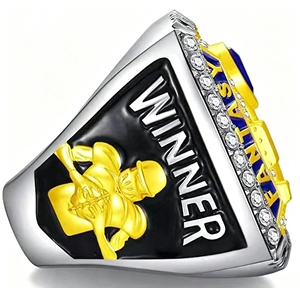 Bague <span class=keywords><strong>de</strong></span> championnat <span class=keywords><strong>de</strong></span> football Dream 2025 2026 MVP, bague commémorative bicolore, cadeau sportif <span class=keywords><strong>de</strong></span> haute qualité, adapté aux hommes et aux femmes - Product Image 3