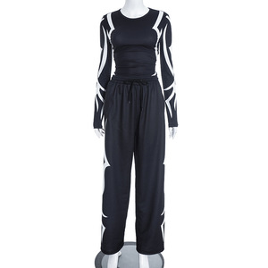 Conjunto Deportivo de Yoga para Invierno, Sudadera Informal con Pantalones Largos para Mujer, Conjunto de 2 Piezas, Top y Pantalones para Mujer - Product Image 5