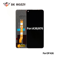 Pantalla LCD OLED Incell para Teléfono Móvil, Marco para Oppo A36/A76, Repuesto de Pantalla Táctil, Componentes de Reparación, 1 Año de Garantía, 100%
